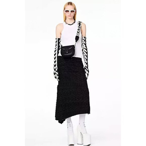 Marc Jacobs Women's The Messenger Saddle Bag Small In Leather Black OS - Picture 2 of 15